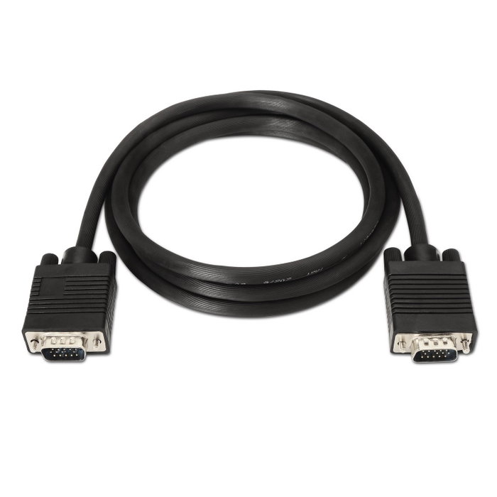 AISENS Cable SVGA HDB15 Macho a HDB15 Macho 3m Negro